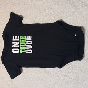 Okie Dokie "One Tough Dude" Black Onesie